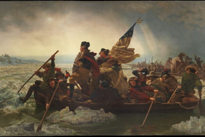 ”Washington Crossing the Delaware” (Emanuel Leutze)