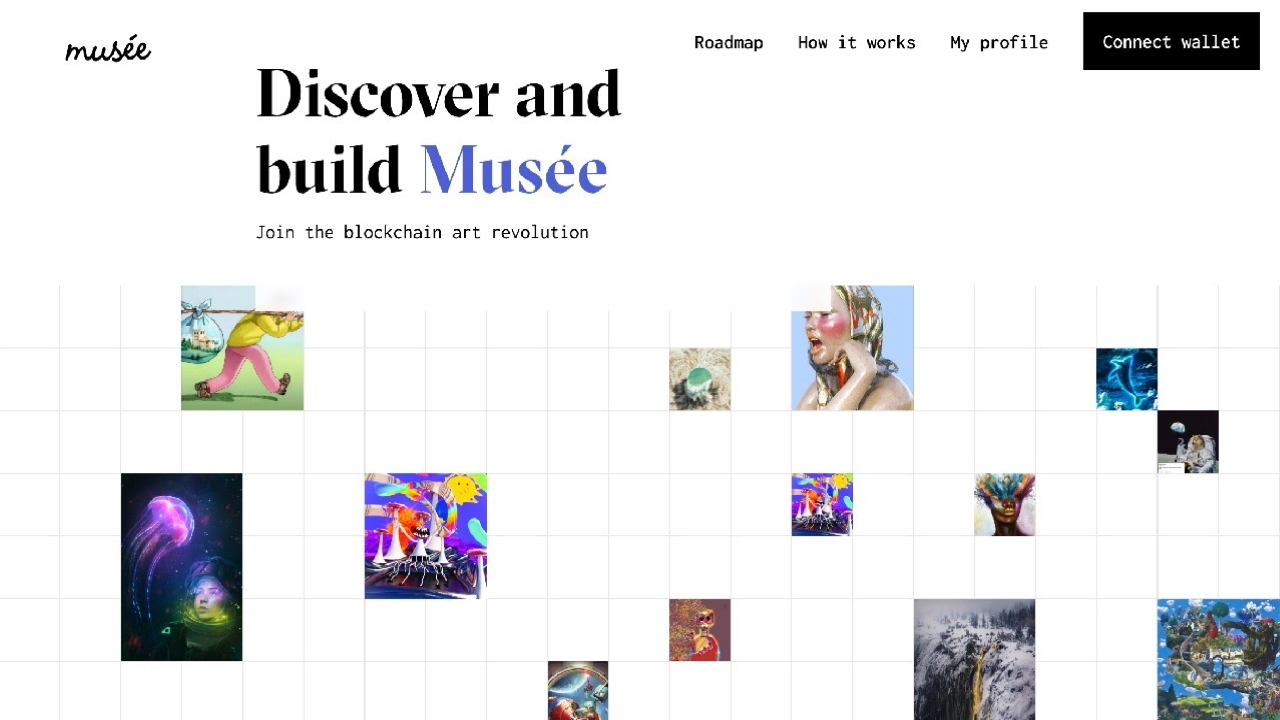 Musée - the User Owned NFT Marketplace and Gallery