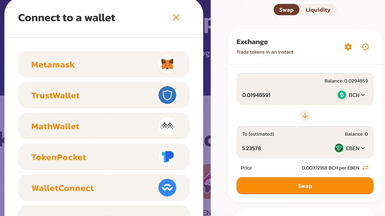 Meet the First BCH Dex Built on Smartbch — Benswap.cash Presents High-Yield Liquidity Pools, Noncustodial Swaps