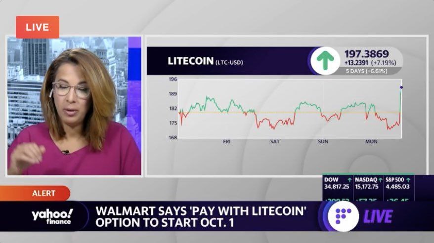 Walmart and Litecoin Payment News Debunked by Walmart Spokesperson, LTC Prices Shudder from Fake News