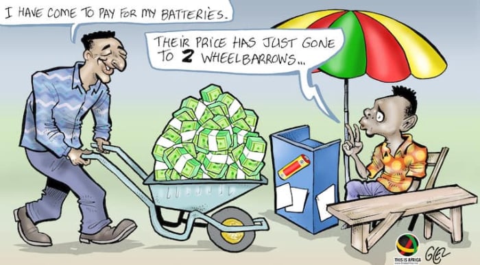 “Zimbabwe reintroduces the Zim Dollar” (Source: ThisIsAfrica.me, June 26, 2019